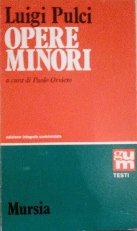 OPERE MINORI