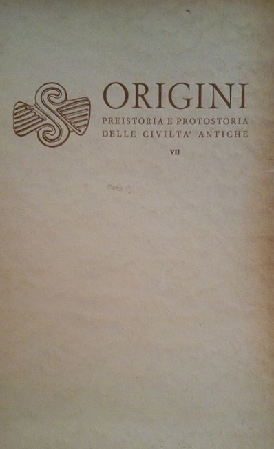 ORIGINI - RIVISTA - 7/1973