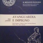 PER JAHIER AVANGUARDIA E IMPEGNO