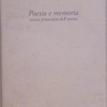 POESIA E MEMORIA - NUOVE PROIEZIONI DELL'ANTICO