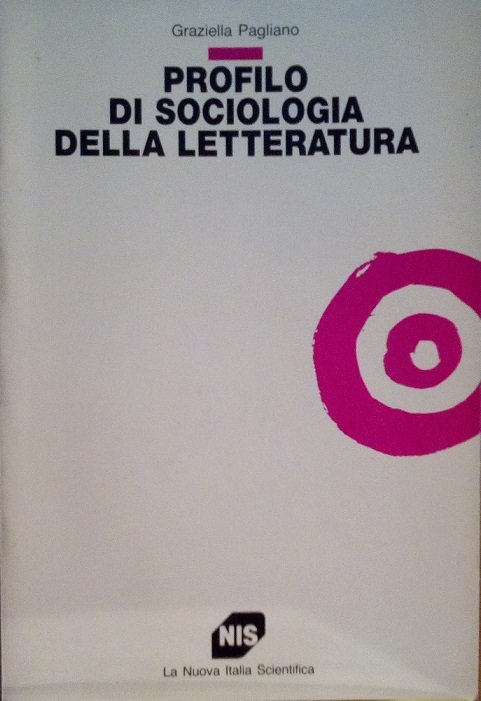 PROFILO DI SOCIOLOGIA DELLA LETTERATURA