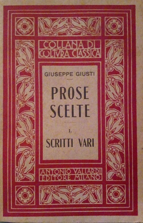 PROSE SCELTE - 1: SCRITTI VARI