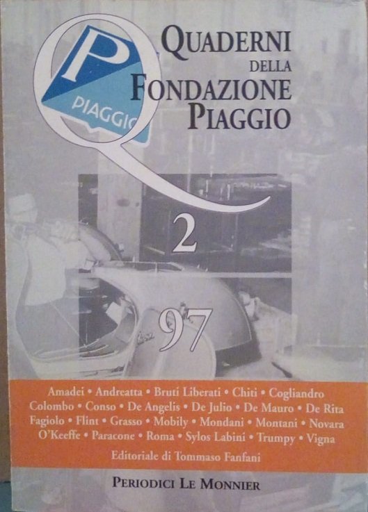 QUADERNI DELLA FONDAZIONE PIAGGIO - 2-97