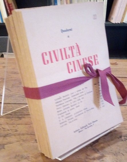 QUADERNI DI CIVILTA' CINESE - NUMERI 3, 4, 5, 6, …