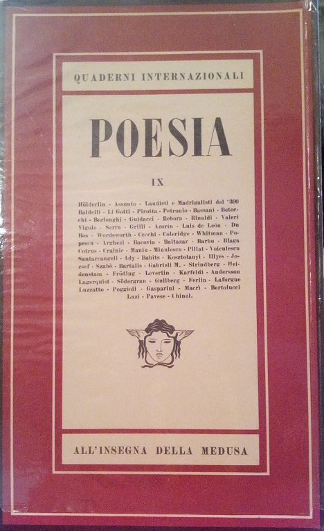 QUADERNI INTERNAZIONALI, POESIA IX - RIVISTA TRIMESTRALE