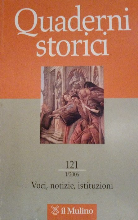 QUADERNI STORICI 121 - 1/2006
