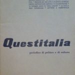 QUESTITALIA 127. PERIODICO DI POLITICA E CULTURA - ANNO UNDICESIMO, …