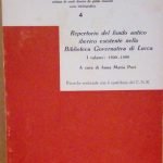 REPERTORIO DEL FONDO ANTICO IBERICO ESISTENTE NELLA BIBLIOTECA GOVERNATIVA DI …