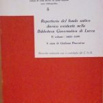 REPERTORIO DEL FONDO ANTICO IBERICO ESISTENTE NELLA BIBLIOTECA GOVERNATIVA DI …