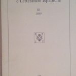 RIVISTA DI FILOLOGIA E LETTERATURE ISPANICHE - III, 2000