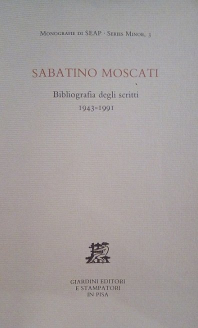 SABATINO MOSCATI
