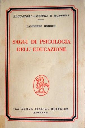 SAGGI DI PSICOLOGIA DELL'EDUCAZIONE