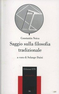 SAGGIO SULLA FILOSOFIA TRADIZIONALE