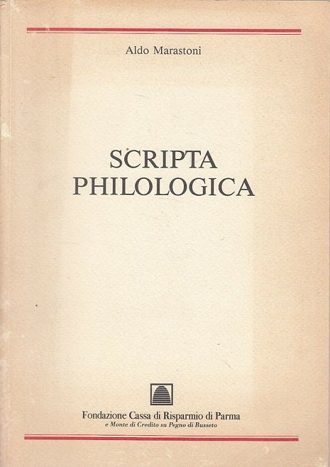 SCRIPTA PHILOLOGICA