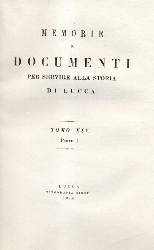 SPETTACOLI LUCCHESI NEI SECOLI XVII-XIX