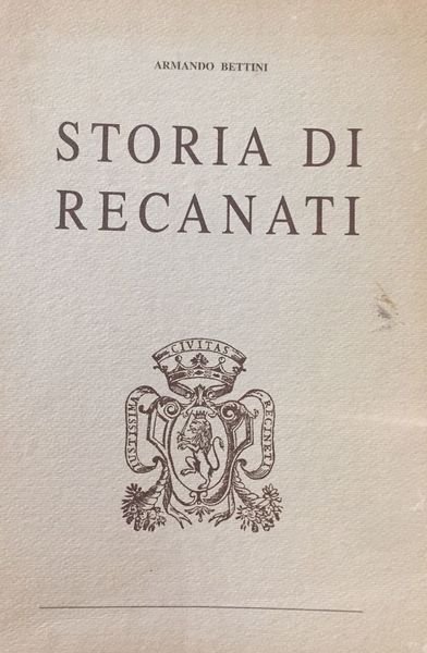 STORIA DI RECANATI