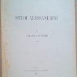 STUDI ALESSANDRINI 1: ARIANNA E TESEO - FASCICOLO