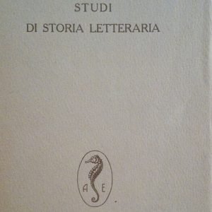 STUDI DI STORIA LETTERARIA
