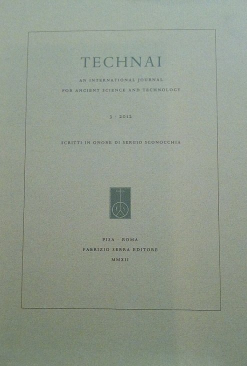 TECHNAI - AN INTERNATIONAL JOURNAL FOR ANCIENT SCIENCE AND TECHNOLOGY, …
