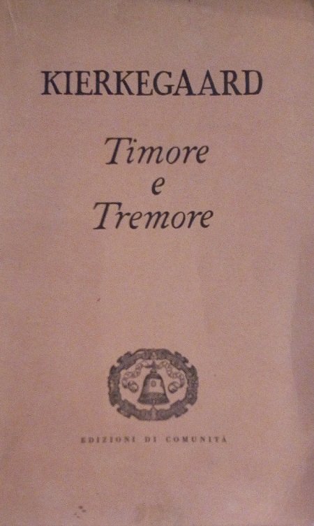 TIMORE E TREMORE - LIRICA DIALETTICA DI JOHANNES DE SILENTIO