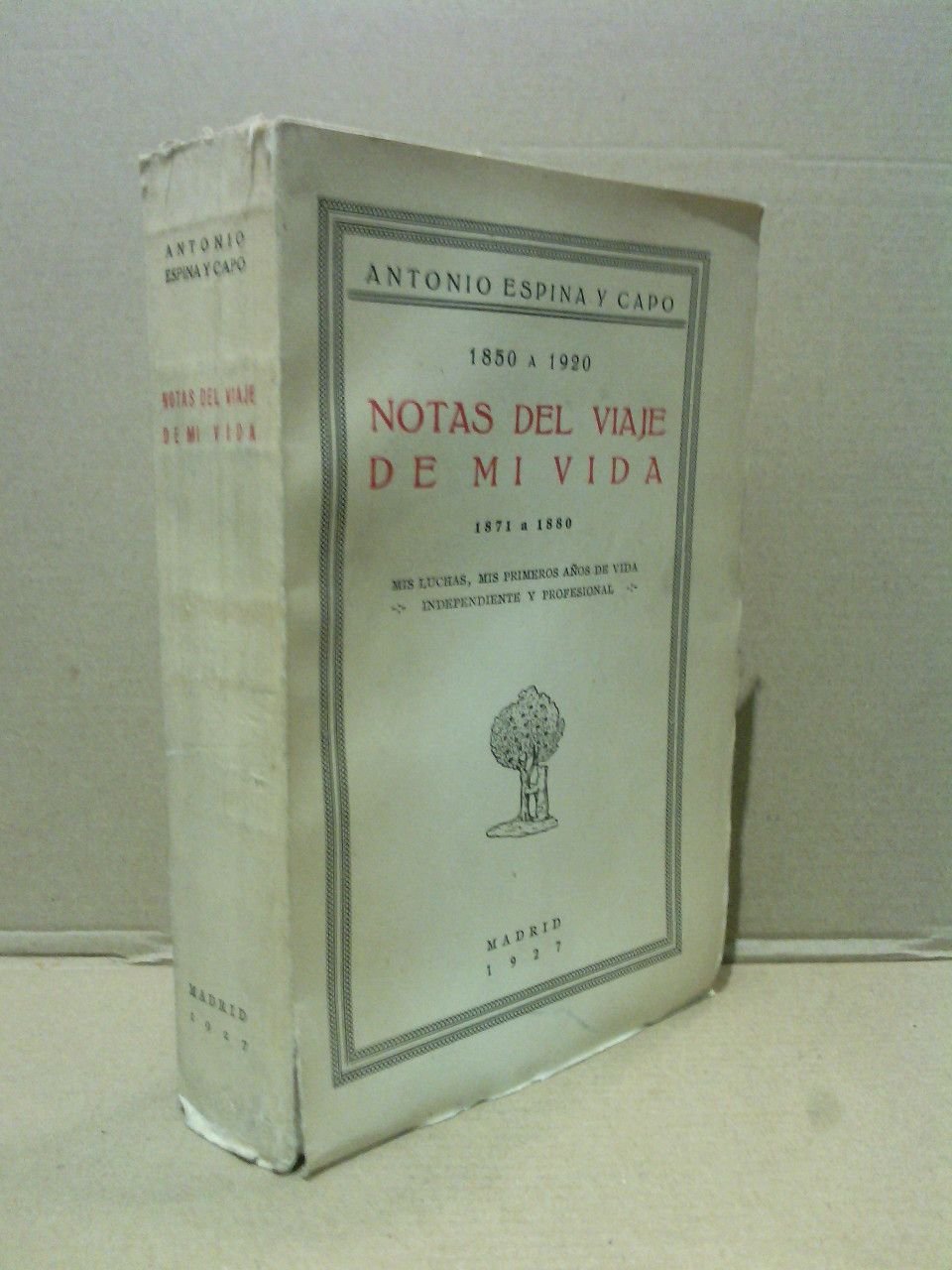 1850 a 1920: Notas del viaje de mi vida. [Tomo … | Immagine principale