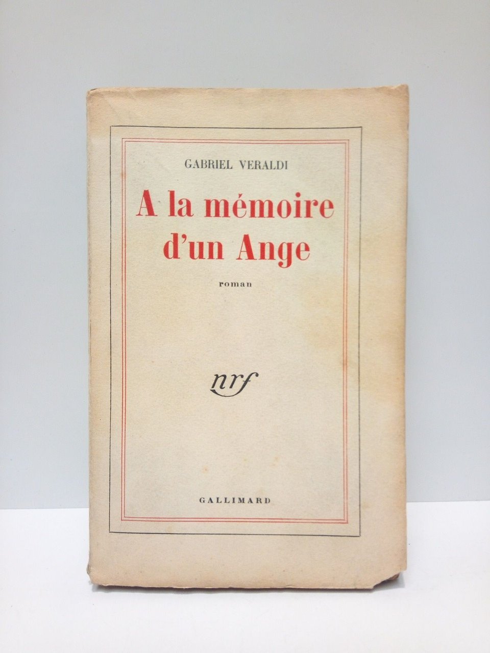 A la mémoire d'un Ange. (Roman)