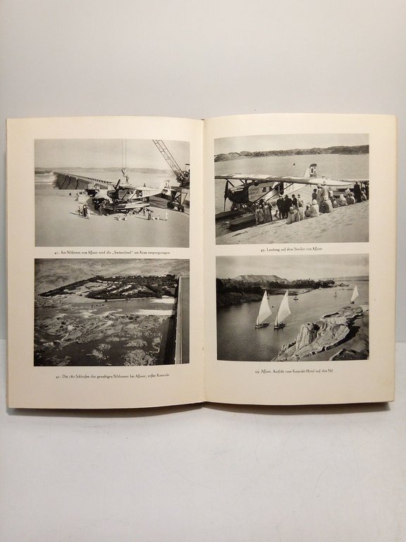 Afrika Flug. Im wasserflugzeug "Switzerland" von Zürich über den Dunklen …