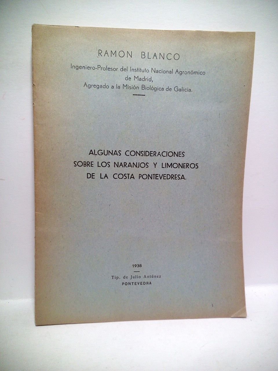 Algunas consideraciones sobre los naranjos y limoneros de la costa …