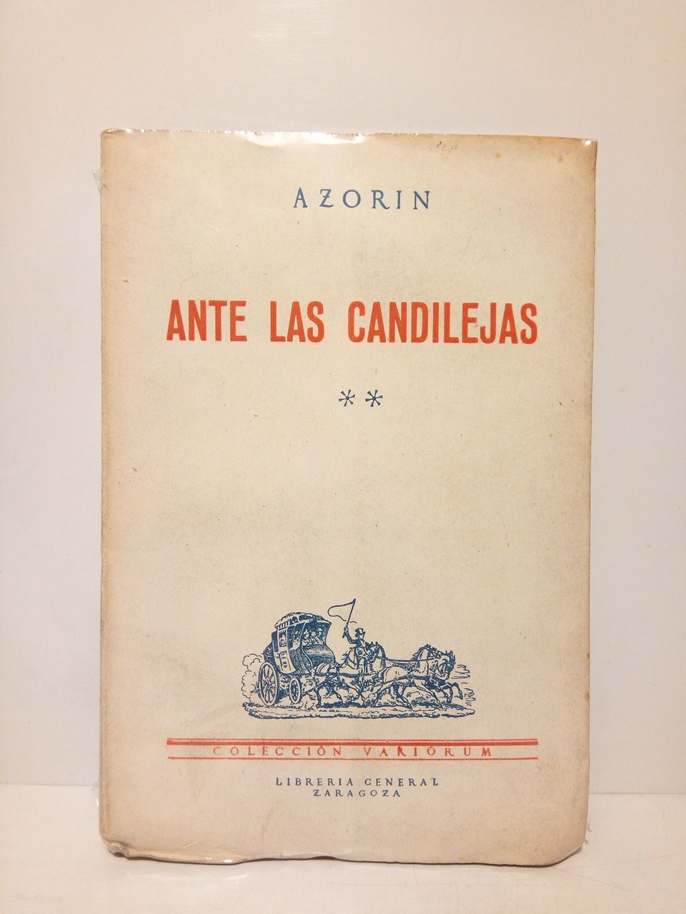 Ante las candilejas