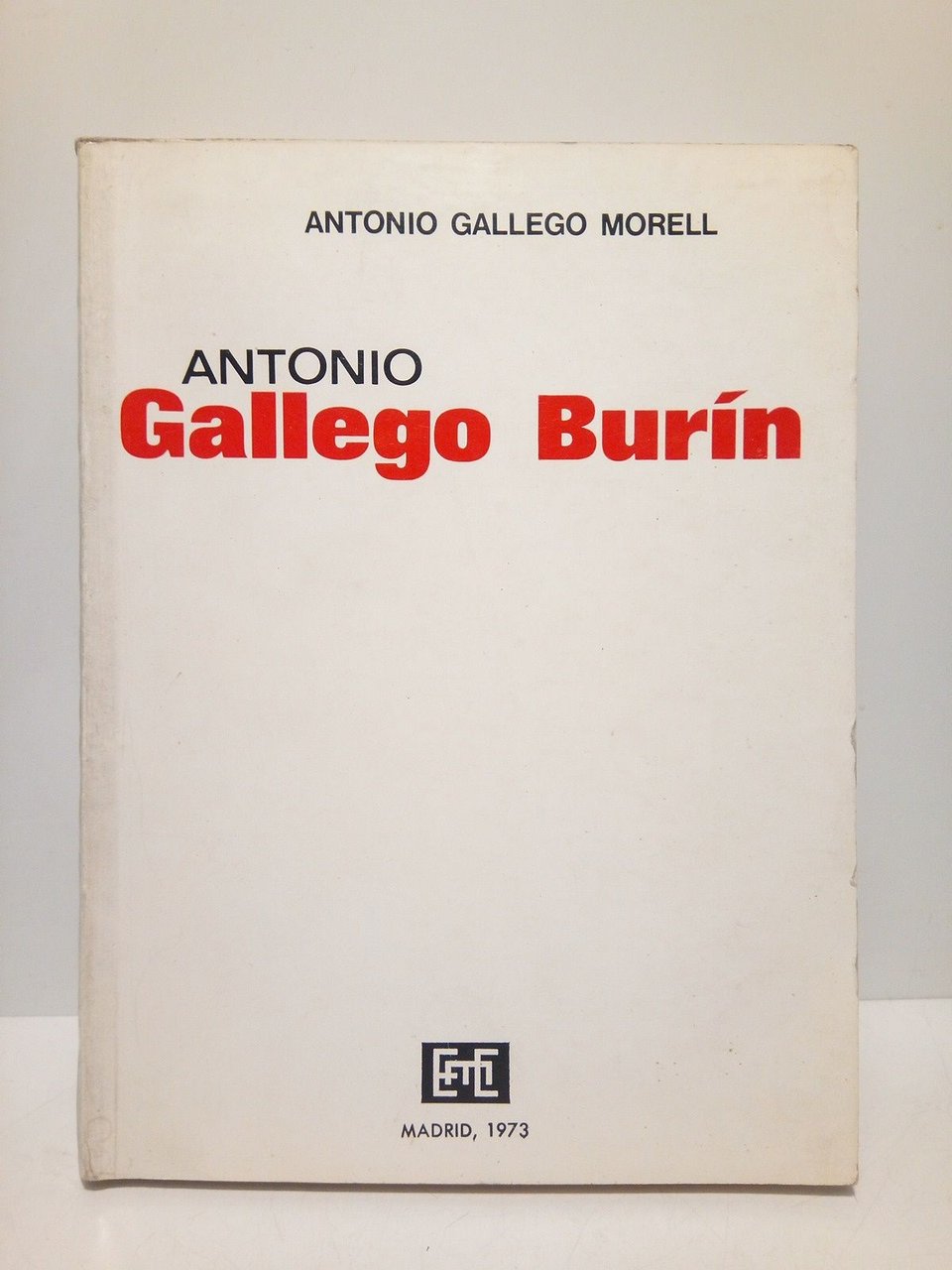 Antonio Gallego Burín (1895-1961)