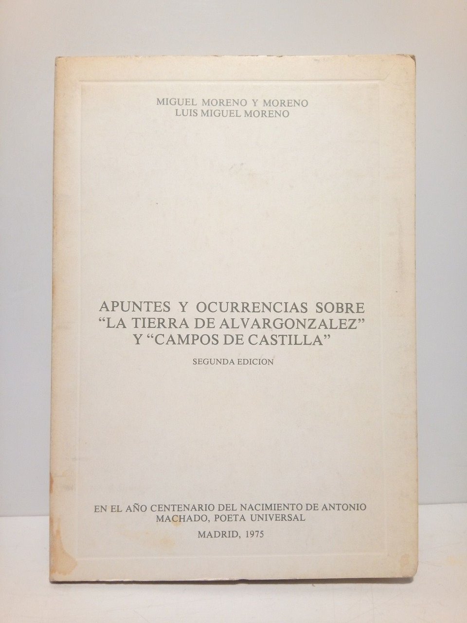Apuntes y ocurrencias sobre "La tierra de Alvargonzález" y "Campos … | Immagine principale