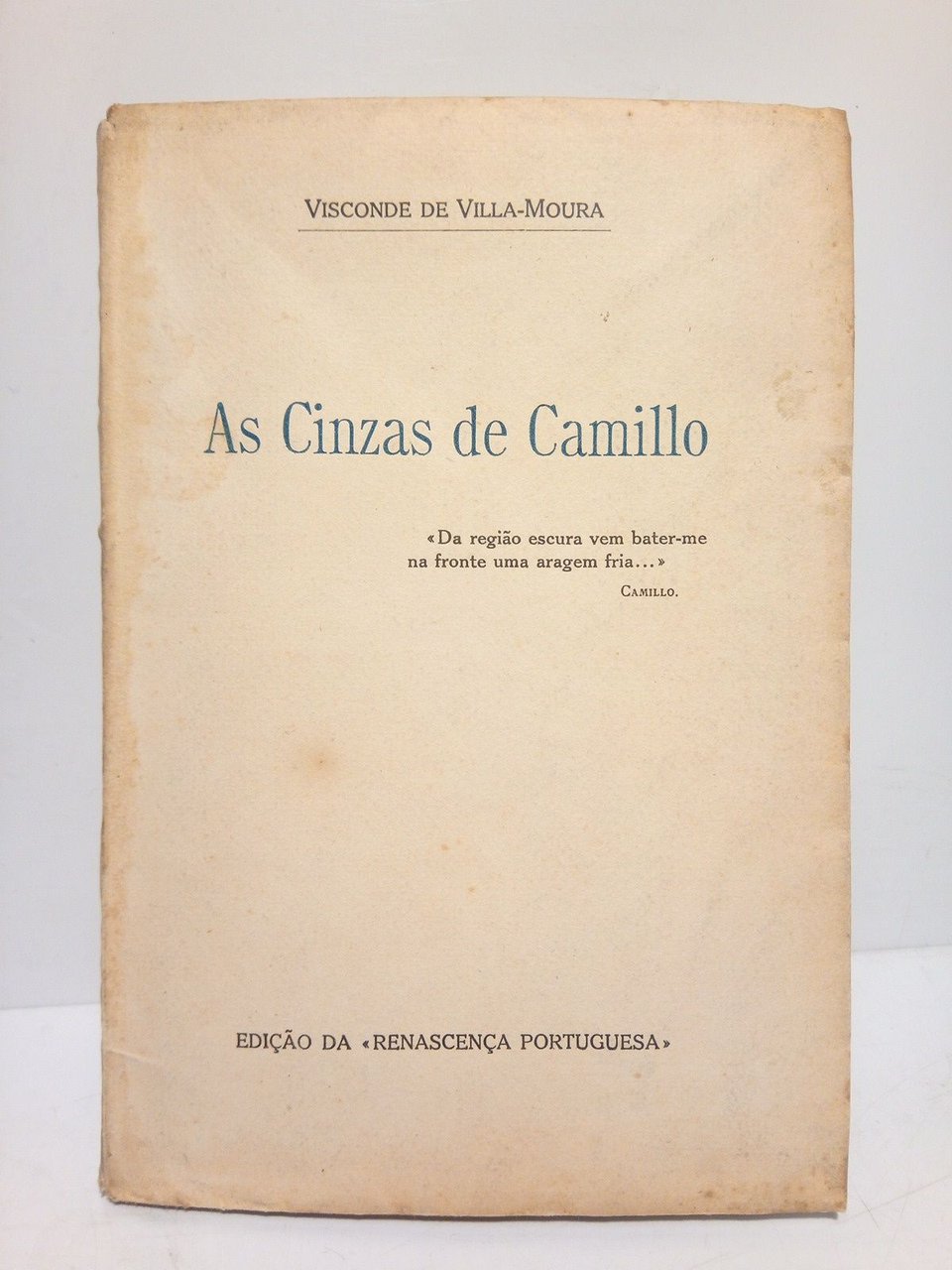 As Cinzas de Camillo (Notas e documentos)