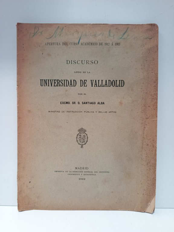 Así, todo el problema español reside a la hora presente …