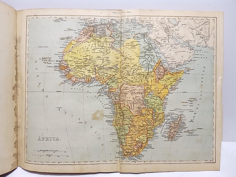 Atlas Geográfico Universal en 18 mapas arreglados al meridiano de … | Immagine Gallery 4