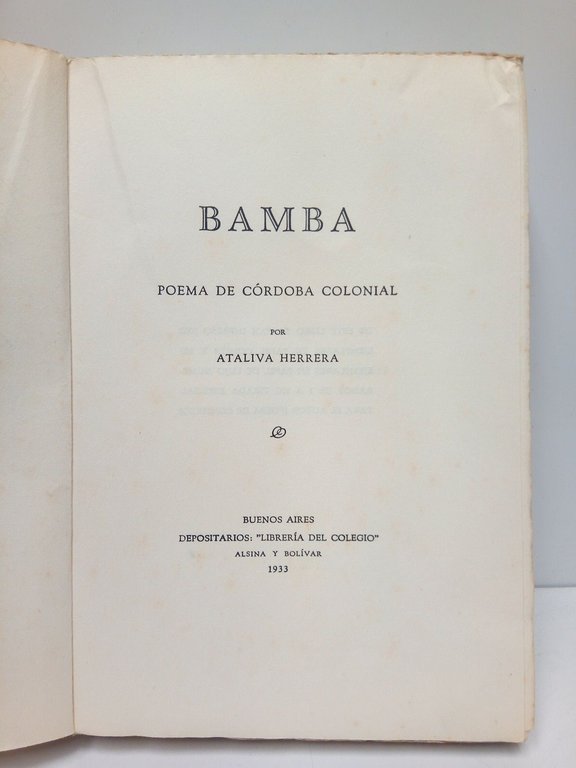 Bamba: Poema de Córdoba colonial | Immagine Gallery 3