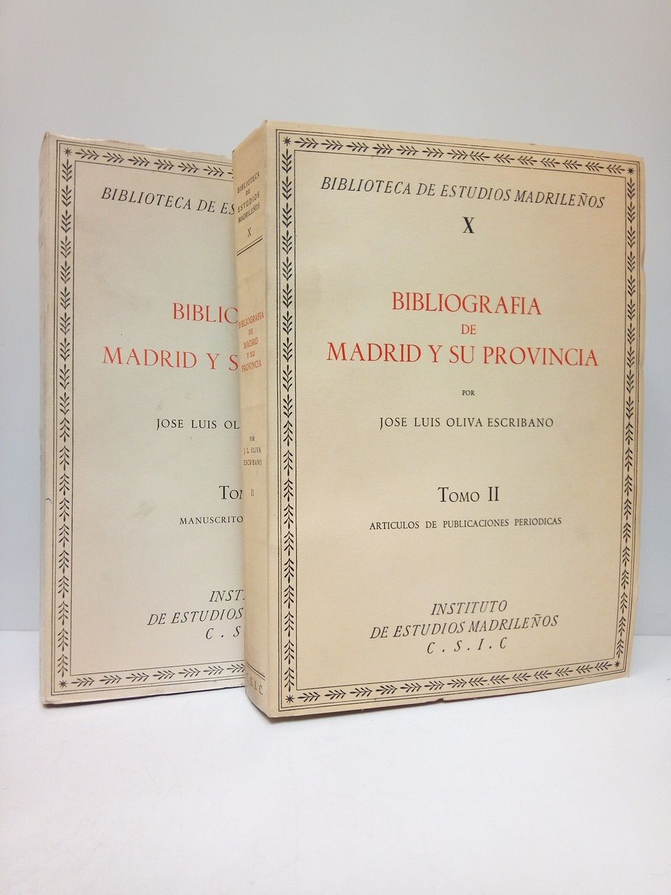 Bibliografía de Madrid y su Provincia / TOMO I.: Manuscritos … | Immagine principale