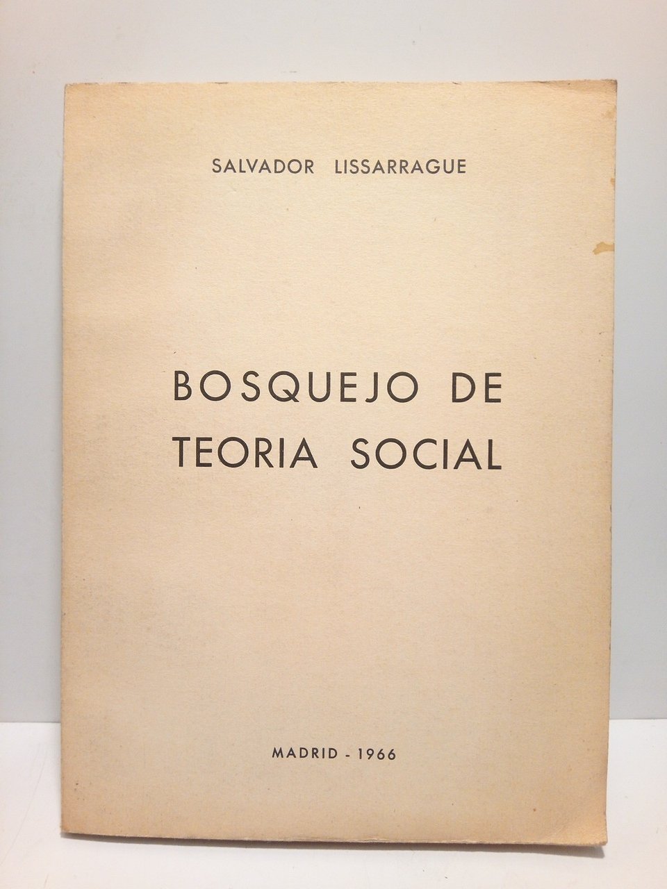 Bosquejo de teoría social