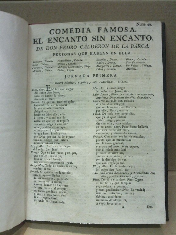 Comedia Famosa: El Encanto sin encanto
