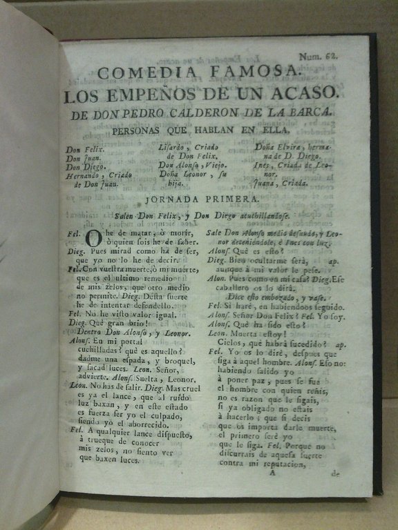 Comedia Famosa: Los empeños de un acaso. (Comedia)