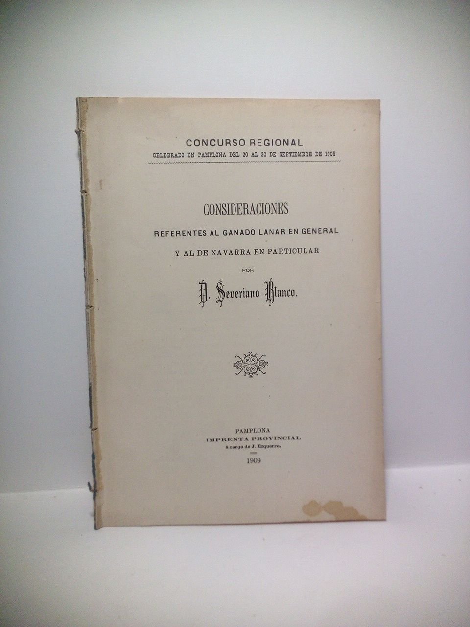 Consideraciones referentes al ganado lanar en general y al de …