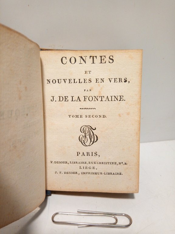 Contes et nouvelles en vers / par J. de La …