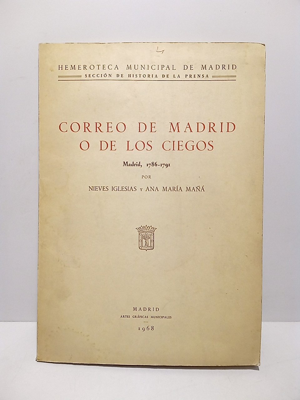 Correo de Madrid o de los Ciegos (Madrid, 1786-1791) | Immagine principale