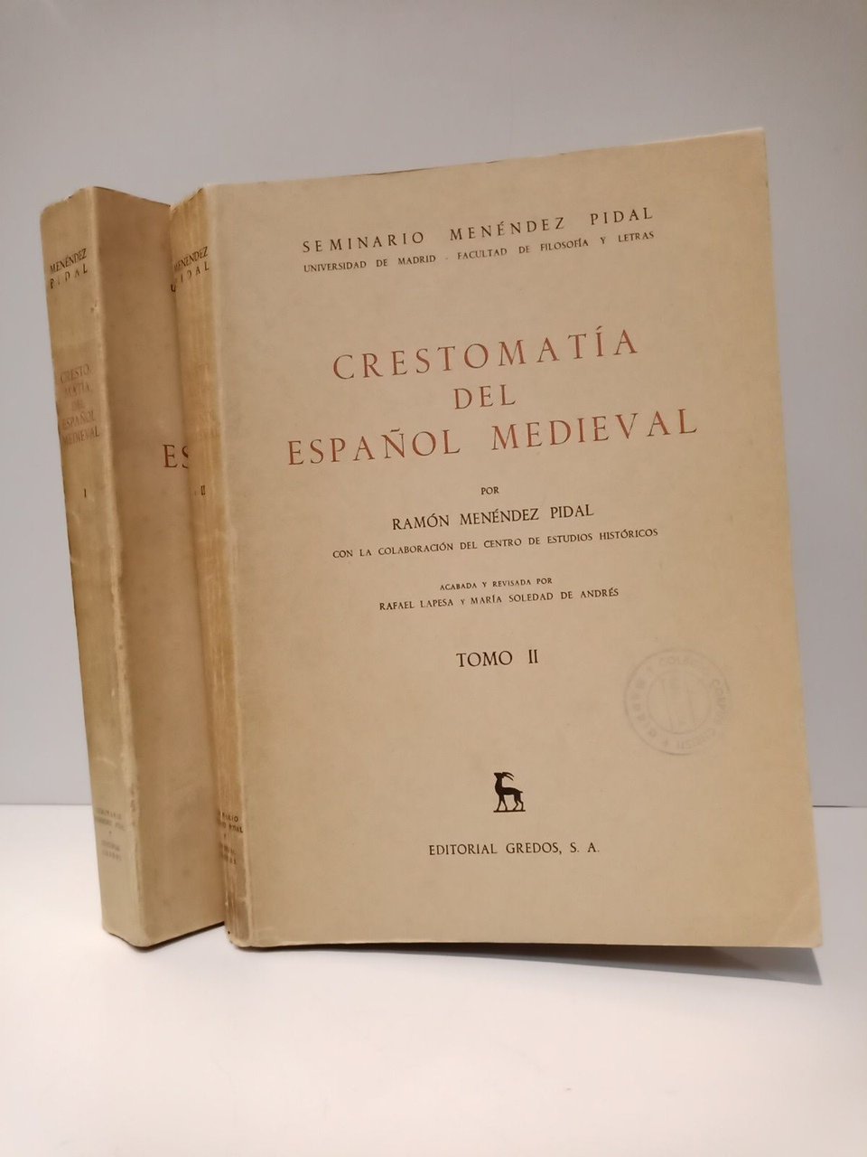 Crestomatía del español medieval / Con la colaboración del Centro …