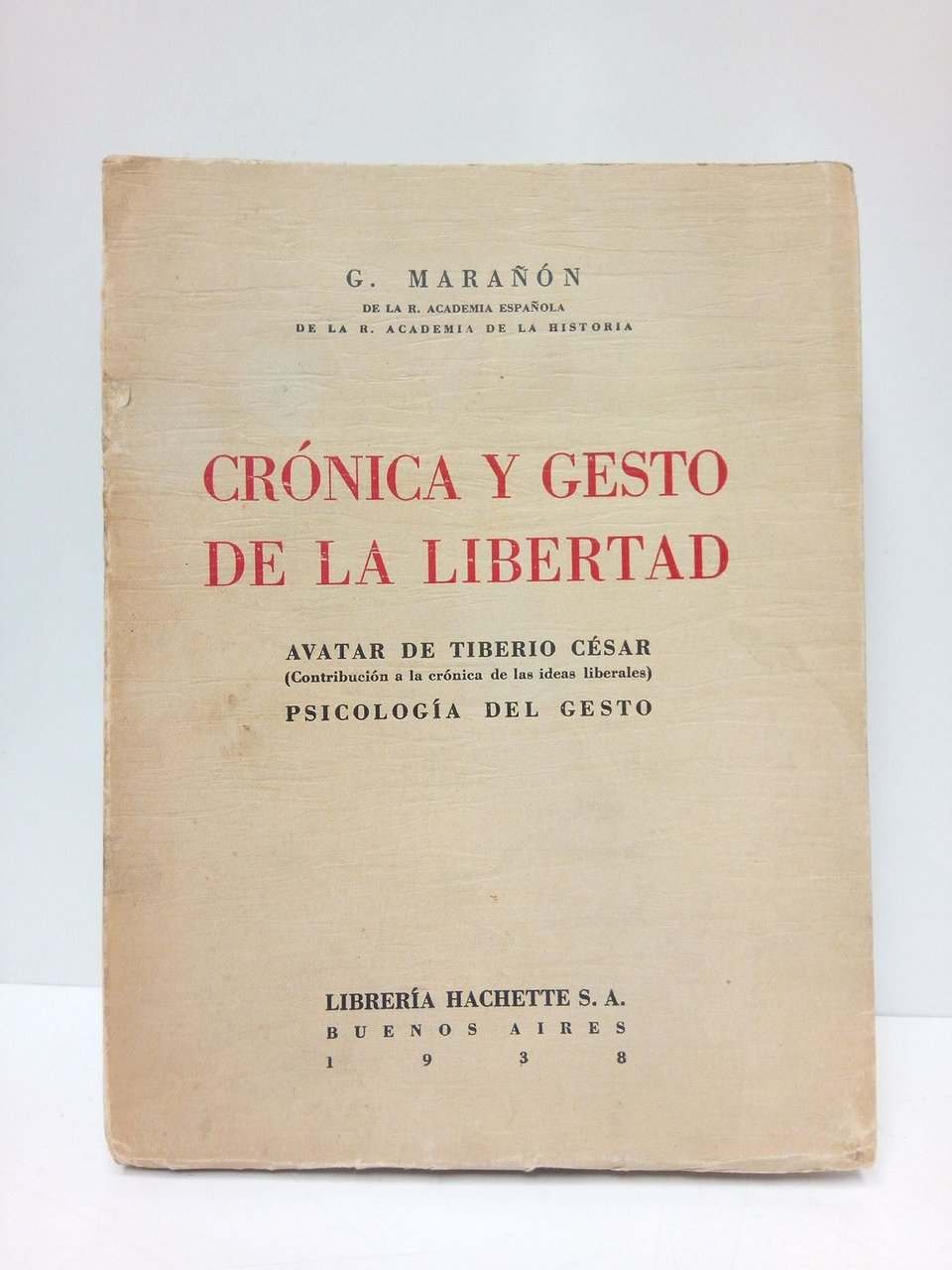 Crónica y gesto de la libertad: Avatar de Tiberio César …