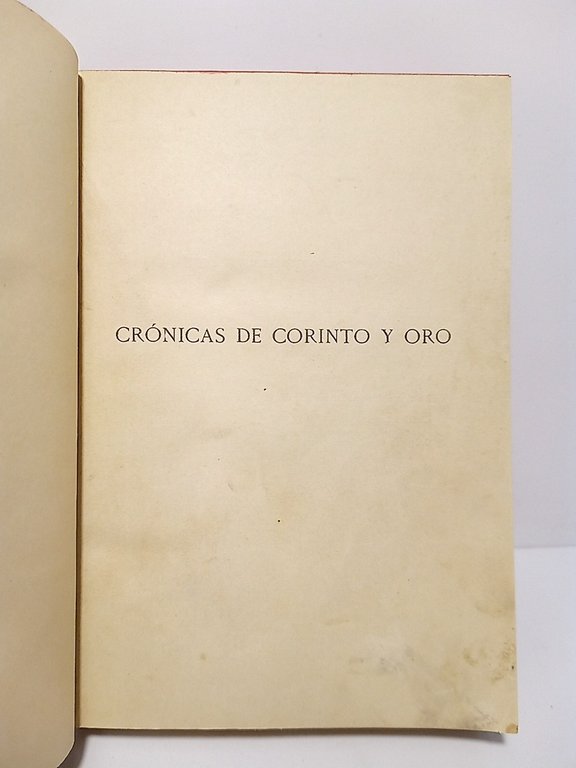 Crónicas de Corinto y Oro