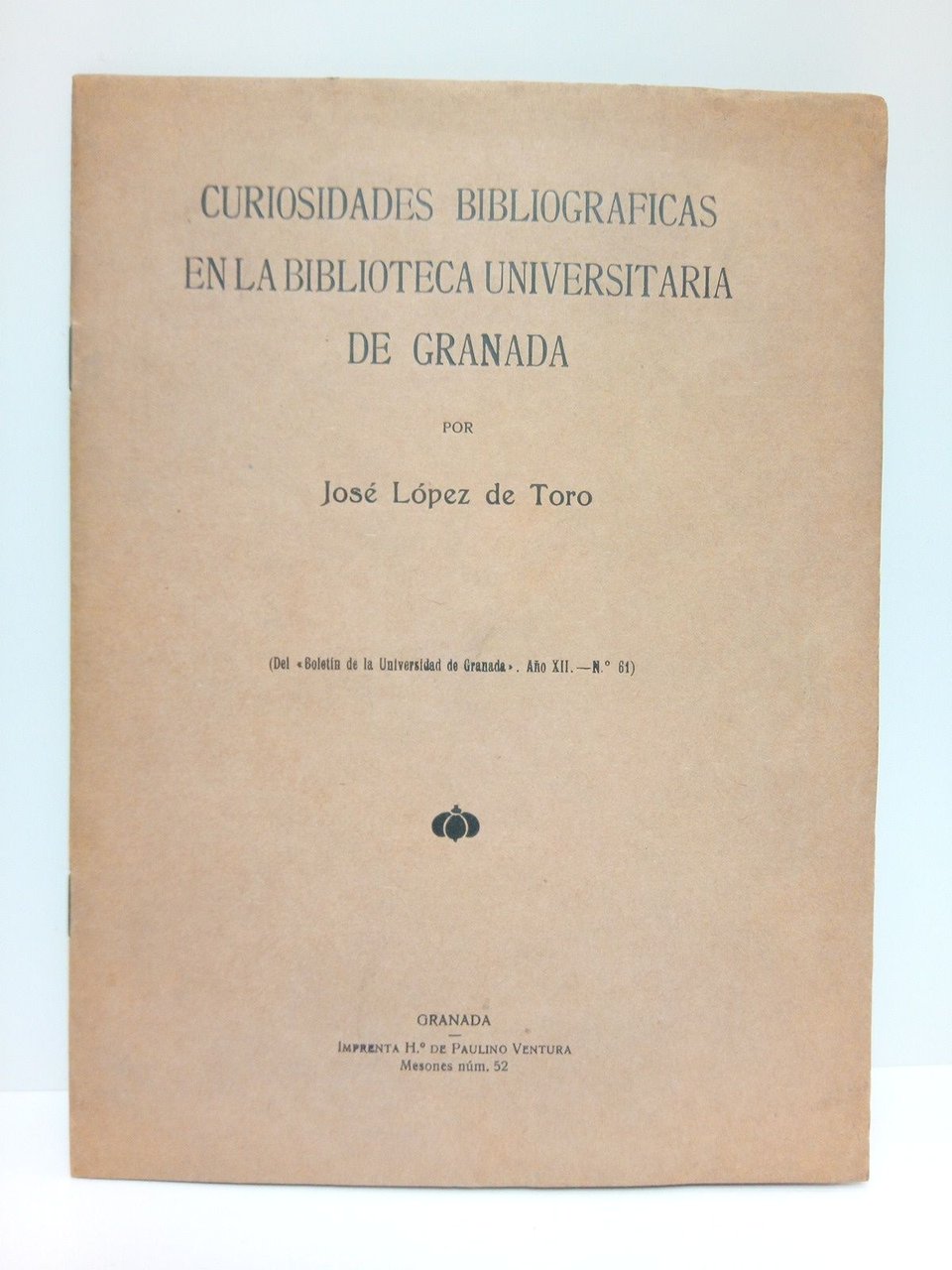 Curiosidades bibliográficas en la Biblioteca Universitaria de Granada. (Tres poemas …