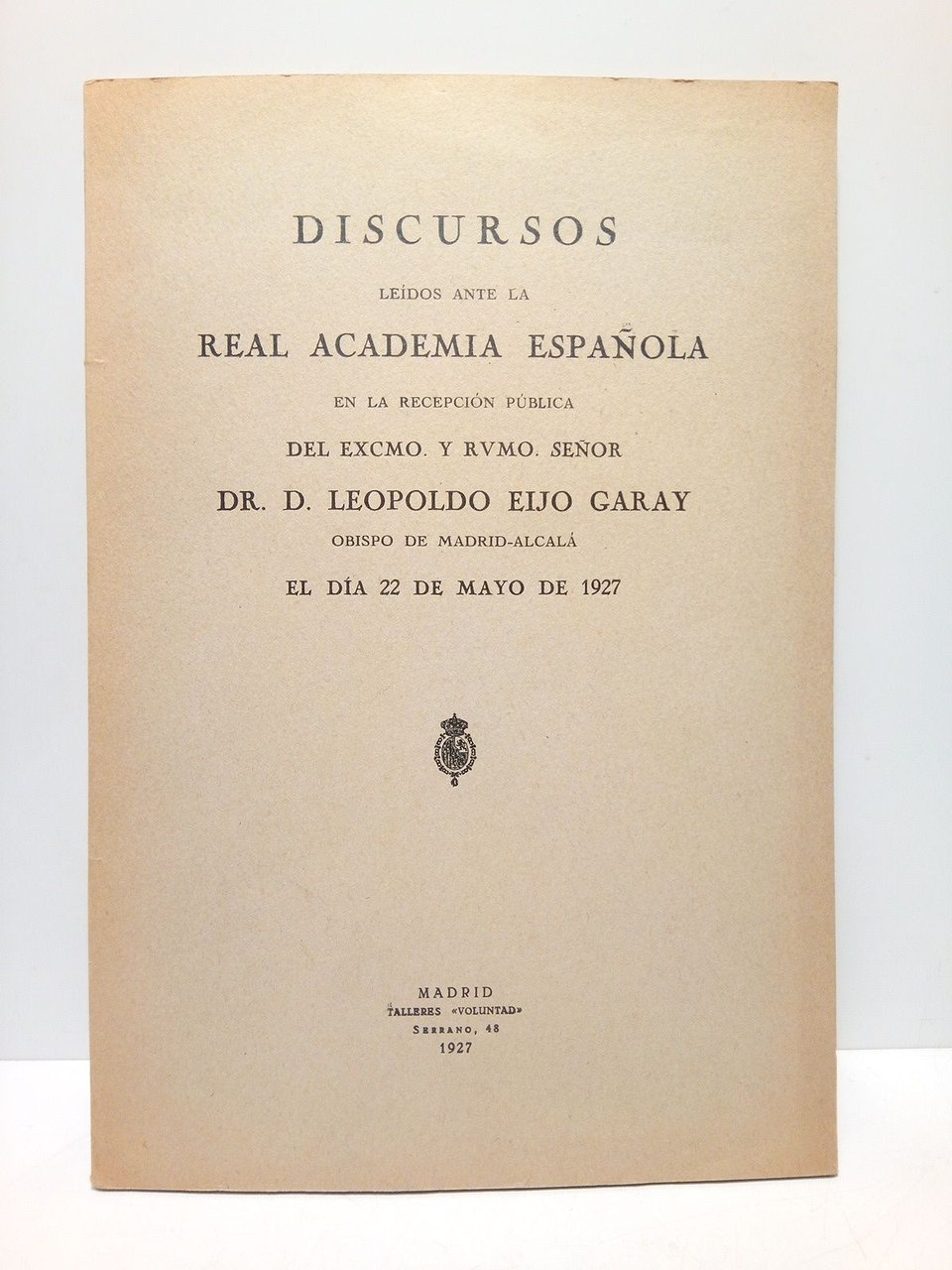 De la oratoria sagrada en España. (Discurso de ingreso en …