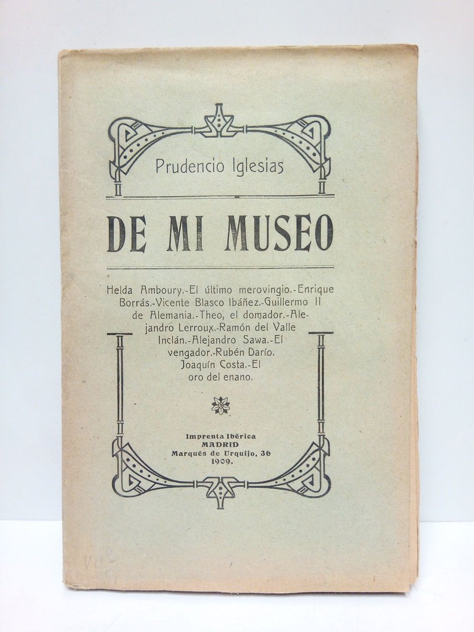 DE MI MUSEO: Helda Amboury; El último merovingio; Enrique Borrás; …
