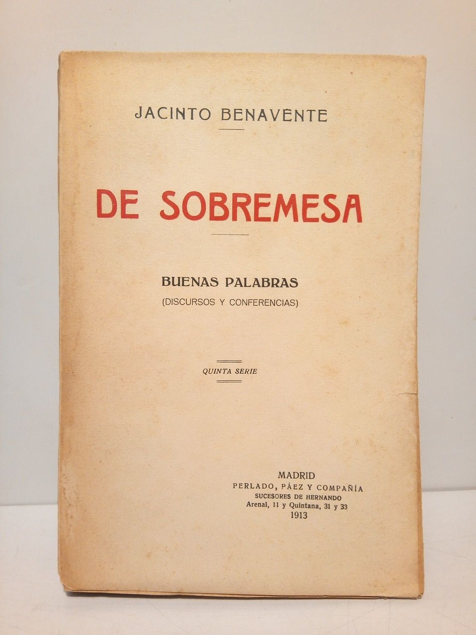 De sobremesa: Crónicas (quinta serie)