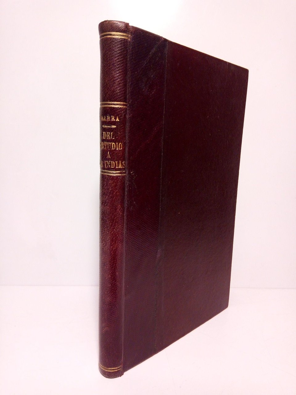 Del estudio a las Indias: Novela histórica de costumbres escolares